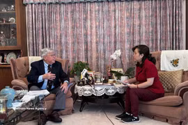 El profesor Carl Thayer, de la Academia de Defensa de Australia de la Universidad de Nueva Gales del Sur, en una entrevista concedida a la VNA. (Foto: VNA)