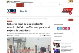RadioMundial publica noticia sobre la reorganización del aparato estatal en Vietnam. 