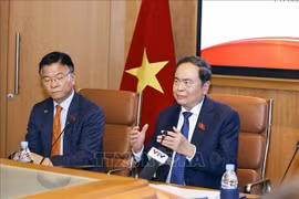 El presidente de la Asamblea Nacional (AN) de Vietnam, Tran Thanh Man, en el evento. (Foto: VNA)