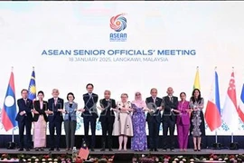 En la reunión de altos funcionarios de la ASEAN en preparación para la AMM (Foto: Bernama)