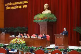 El secretario general del Partido Comunista de Vietnam (PCV), To Lam, habla en la cita. (Foto: VNA)
