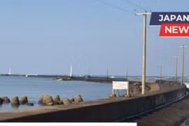 Zona del rompeolas de Mikuni, ciudad de Sakai, prefectura de Fukui. (Foto: Japan News)