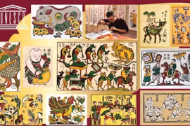 Oficio de elaboración de pinturas Dong Ho en lista de salvaguardia urgente de UNESCO