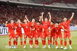 La selección sub-23 de Vietnam se convierte en el primer equipo en la historia del torneo en ganar tres campeonatos consecutivos. (Foto: Federación Nacional de Fútbol/VNA)