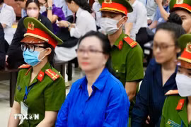 La acusada Truong My Lan en el juicio. (Foto: VNA)