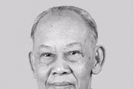 El general Khamtay Siphandone, expresidente del Comité Central del Partido Popular Revolucionario y expresidente de Laos (Foto: VNA)