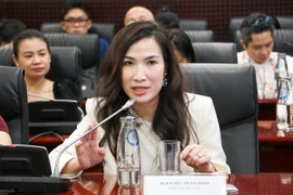 Rachel Isenschmid, secretaria general del Foro Económico Suiza-Vietnam. (Foto: baodautu.vn).