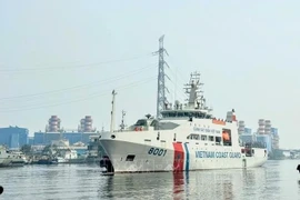 El buque CBS 8001, el más moderno de la Guardia Costera de Vietnam (Fuente: VNA)