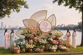 Vista conceptual del espacio donde se celebrará el Festival del Loto de Hanoi 2026. (Foto: Departamento de Turismo de Hanoi)