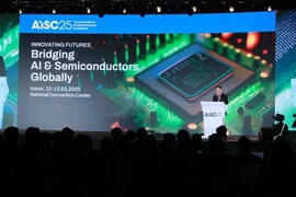 La Conferencia de Inteligencia Artificial y Semiconductores (AISC 2025), inaugurada en Hanoi el 12 de marzo. (Foto: Vietnam+)