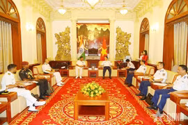 En la reunión. (Foto: qdnd.vn)