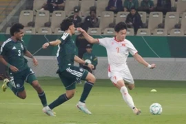 Dinh Bac marca el primer gol para Vietnam Sub-23. (Foto: AFC/VNA)