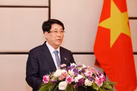 El presidente de Vietnam, Luong Cuong, en la cita (Fuente: VNA)