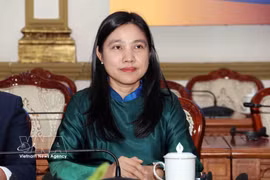 Ha Thanh, presidenta de la Unión de Organizaciones de Amistad de Ciudad Ho Chi Minh. (Foto: VNA)