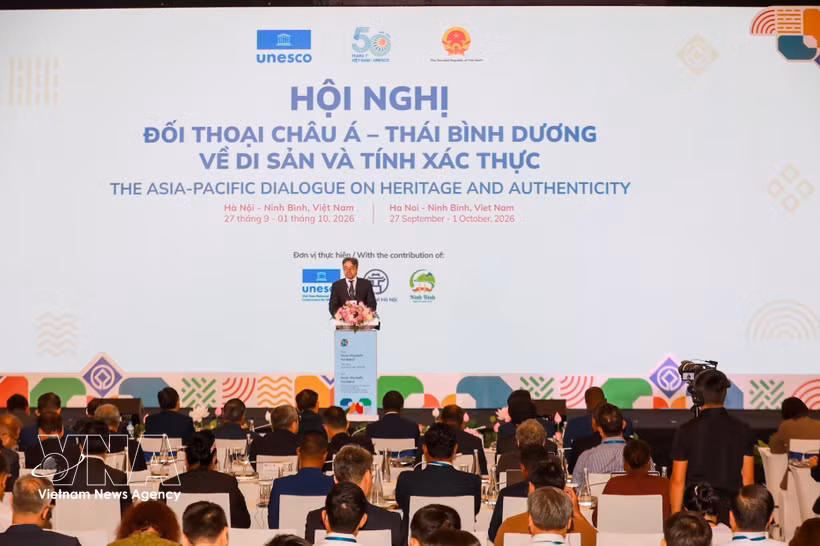 El Diálogo Asia-Pacífico sobre Patrimonio y Autenticidad se inaugura en Hanoi. Foto: VNA