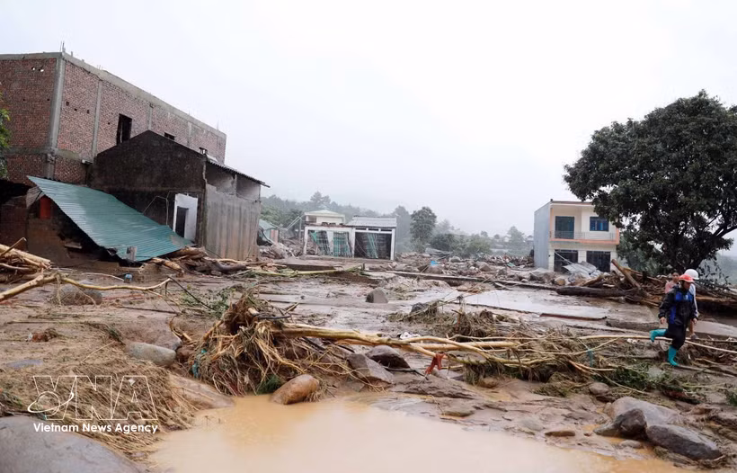 Lluvias provocan pérdidas graves en la provincia de Lai Chau. (Foto: VNA)