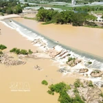 La presa Nha Trinh (comuna de My Son) fue construida en una zona de corriente estable para aumentar su capacidad de resistencia frente a las crecidas, lo que constituye una prueba de la experiencia hidráulica del antiguo pueblo cham. (Foto: VNA)