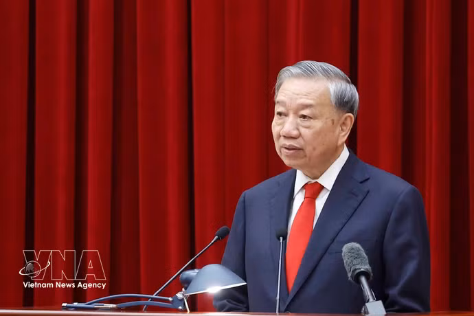 El secretario general del Comité Central del Partido Comunista de Vietnam y Presidente de la República, To Lam. (Fuente: VNA)
