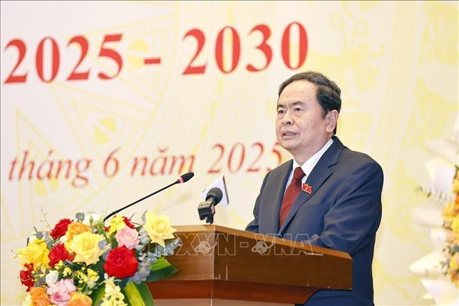 El presidente de la Asamblea Nacional de Vietnam, Tran Thanh Man (Fuente: VNA) uuid3d958afd89-9d1e-447d-aa57-559a9fa58b4426code3d00126library3d126type3d126mode3d126loc3dtrue26cap3dtrue.jpg