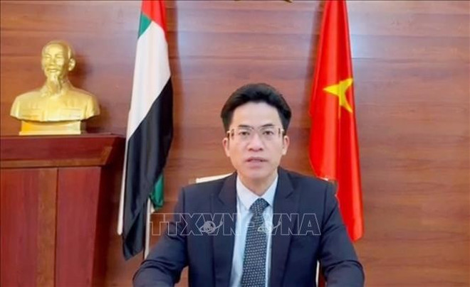 El embajador de Hanoi en Abu Dabi, Nguyen Thanh Diep (Fuente: VNA) dai-su-221224.jpg