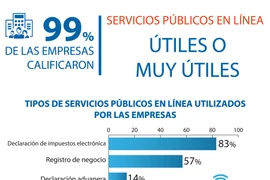 99 por ciento de empresas califican servicios públicos en línea útiles o muy útiles