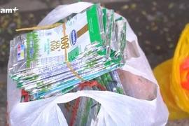 Cambio de basura por comida, idea creativa para reducir la contaminación ambiental en Vietnam