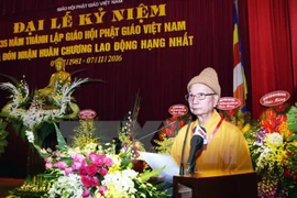Sangha Budista de Vietnam celebra aniversario 35 de su fundación