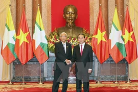 Presidente de Myanmar concluye visita a Vietnam