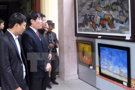 Inauguran exhibición de bellas artes contemporáneas Vietnam- Sudcorea