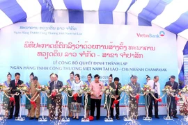 Vietinbank Laos abre sucursal en Champasak