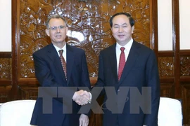 Presidente de Vietnam recibe al embajador de Marruecos
