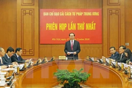 Presidente de Vietnam preside primera sesión del Comité de Reforma Judicial