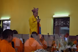 Celebraciones budistas de comunidad vietnamita en Tailandia