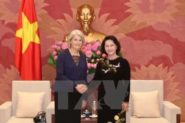 Presidenta del parlamento de Vietnam recibe a embajadores nórdicos