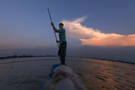 El caudal del río Mekong en cuenca baja alcanza picos máximos