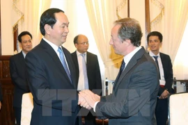 Presidente de Vietnam recibe a embajadores de Cuba y Unión Europea
