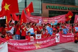 Marcha pacífica en Seúl contra actos ilegales de China en Mar del Este