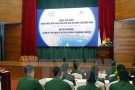 Capacitan a profesores vietnamitas de mantenimiento de la paz 