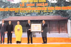 Pagoda Vinh Nghiem reconocida como patrimonio nacional especial de Vietnam