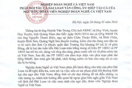 Asociación vietnamita de Pesca condena asalto de barcos taiwaneses