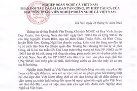 Asociación vietnamita de Pesca condena asalto de barcos taiwaneses