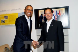 Nguyen Tan Dung y Obama se reúnen al margen de Cumbre ASEAN- EE.UU.