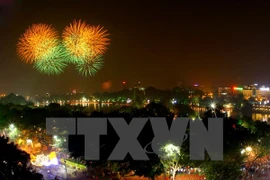 Fuegos artificiales iluminarán cielo de Hanoi en Nochevieja