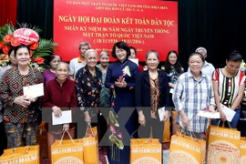 Vicepresidenta vietnamita asiste a fiesta de unidad nacional