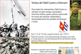 [Infografía] Visitas de Fidel Castro a Vietnam