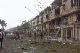 Encuentran materiales para fabricar bombas en escenario de explosión en Hanoi