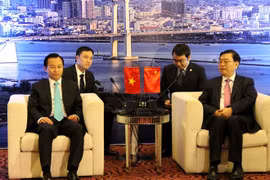 Presidente de Asamblea Popular Nacional de China visita ciudad central