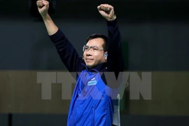 Hoang Xuan Vinh encabeza ranking mundial en pistola de 10 metros