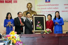 Destacan esfuerzos de provincia vietnamita de Nghe An en fomento de nexos Vietnam-Laos