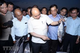 Premier vietnamita visita a pescadores en provincias afectadas por incidente ambiental